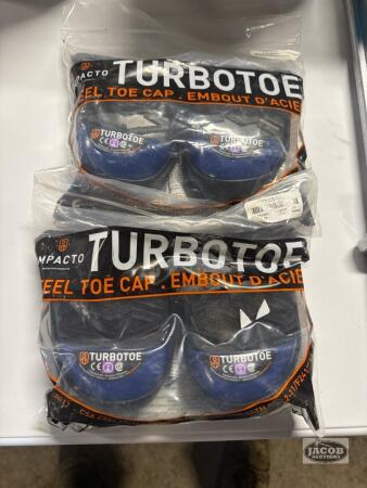 Two bags of steel toe caps