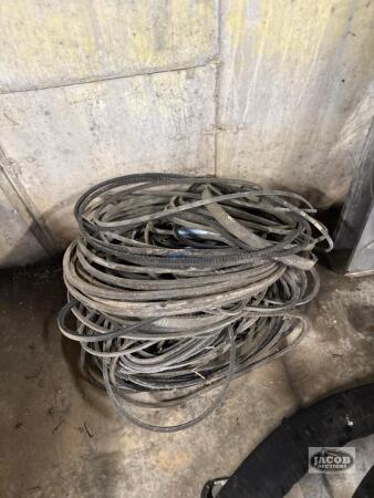 Large quantity of belts