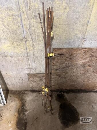 Bundle of fence stakes