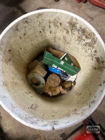 Pail of misc bearing and seals