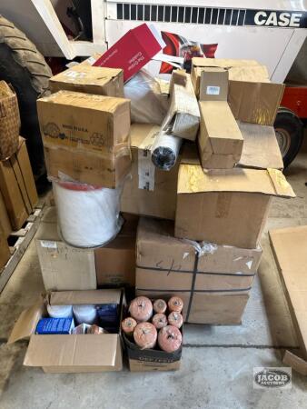 1 large skid lot of filters and misc
