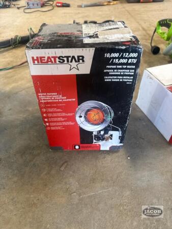 Propane tank top heater