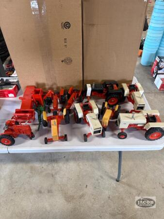10 custom wooden built case toys