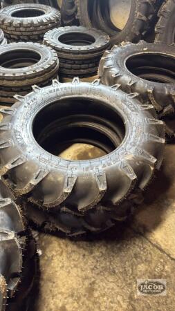 Unused 9.5 -20 tractor tire x2