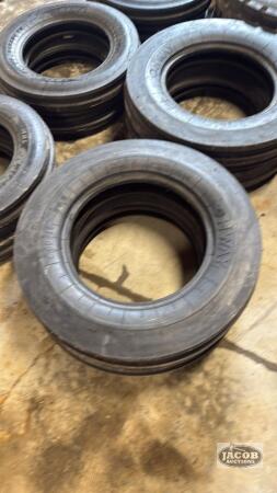 Unused 3 rib 6.00 -16 tire x2