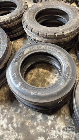 Unused 3rib 5.00-15 tire x2