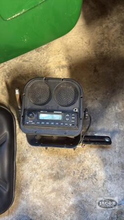 Fender mount radio