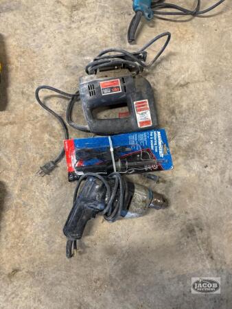 Solder gun , Eletric drill , jig saw