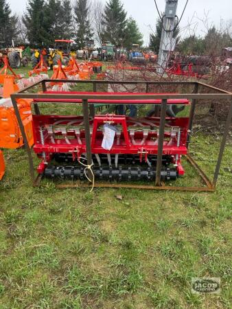 Unused Agt grass seeder 78in skid steer quick tach or 3ph