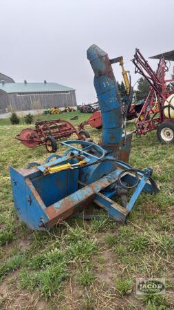 Lucknow 8.5ft double auger snow blower with hyd hood