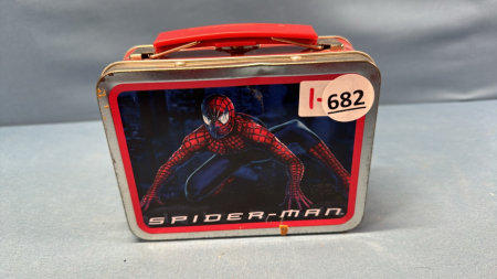 Small Spiderman Tin Lunch Box