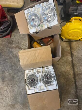 Three boxes of lights