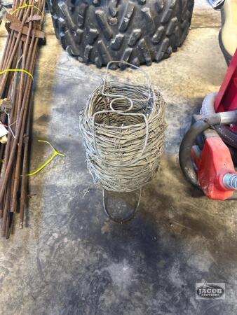 One roll of barbed wire