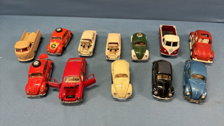 12 Small Volkswagen Toys -See Notes