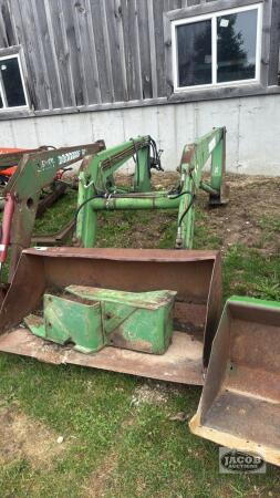 John Deere 145 loader with valve and frames