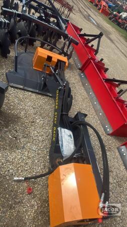 Unused skid steer quick tach , articulating brush cutter