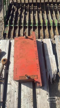 David brown front weights x6