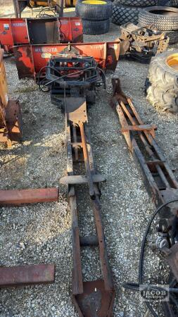 Kubota L series front blade with mount and pto
