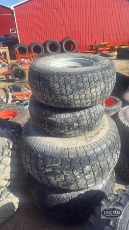 Set of 4 tires and wheels to fit case jx1075 4x4 tractor