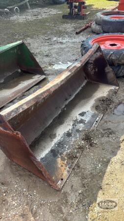 6ft skid steer quick tach bucket