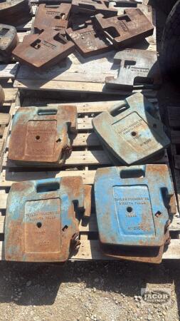 Suitcase weights off ford 9600 x8