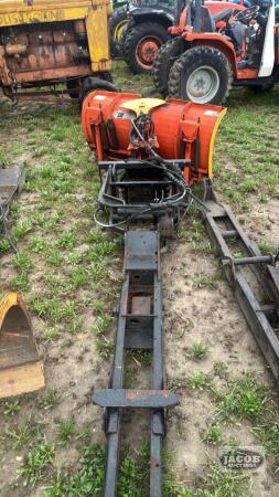 HLA snow blade with mount for Kubota L series tractor