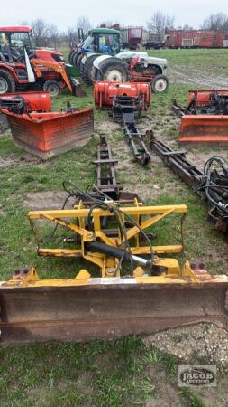 HLA snow blade with mount and pto for Kubota L series tractor