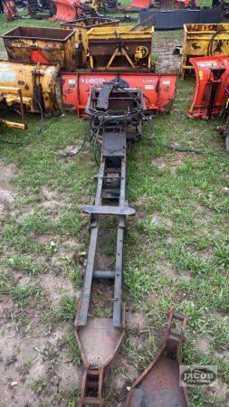 Kubota L4466 front blade with mounts for Kubota L series tractor