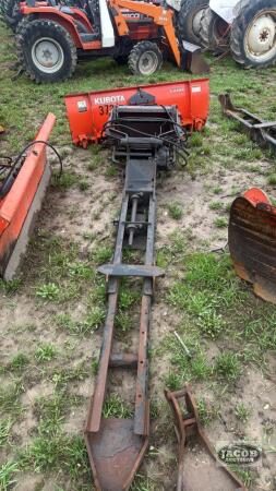 Kubota L4466 front blade with mounts and front pto for Kubota L series tractor