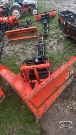 HLA V blade with mount and pto for Kubota L series tractor