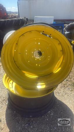 Unused 18x38 rim with 8 bolt center x2