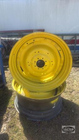 Unused 18x38 rim with 8 bolt center x2