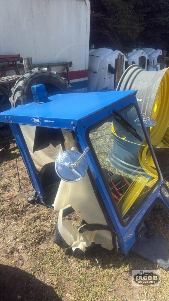 Sims compact tractor cab