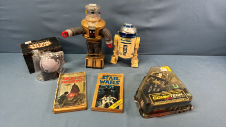 Star Wars Memorabilia & 2 TV Series Robots