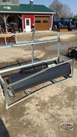 Unused skid steer quick tach 72in tiller