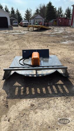 Unused 72inch skid steer quick tach brush cutter