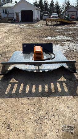 Unused 72inch skid steer quick tach brush cutter