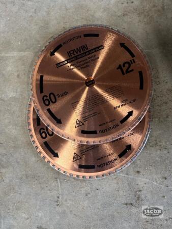 Pair of 12inch carbide tip circular saw blade