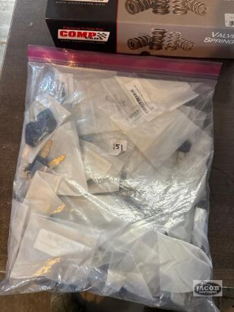 Assorted bag of equipment keys