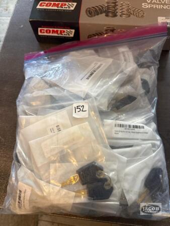Assorted bag of equipment keys