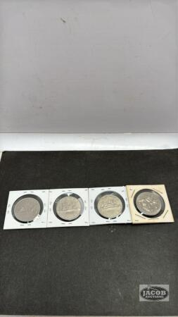 (4) CANADIAN ONE DOLLAR COINS