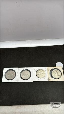 (4) CANADIAN ONE DOLLAR COINS