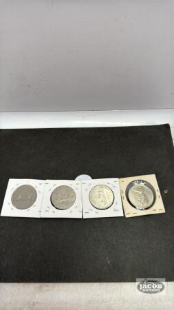 (4) CANADIAN ONE DOLLAR COINS