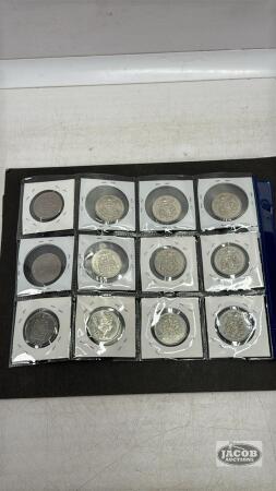(14) CANADIAN HALF DOLLAR COINS