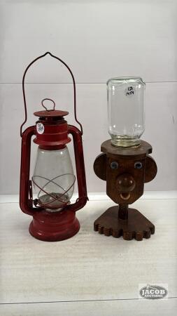 METAL COAL OIL BARN LANTERN
