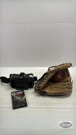 COOPER LEATHER BALL GLOVE WITH HARD BALL