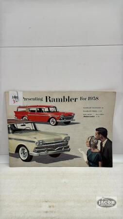 1958 RAMBLER BROCHURE