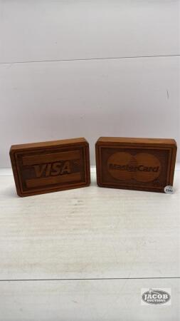 (2) WOODEN PLAQUES