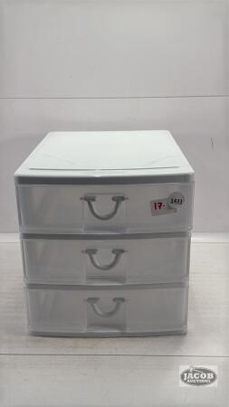 3 DRAWER GRACIOUS LIVING STORAGE CONTAINER
