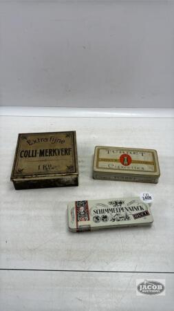 ASSORTED TIN BOX LOT
